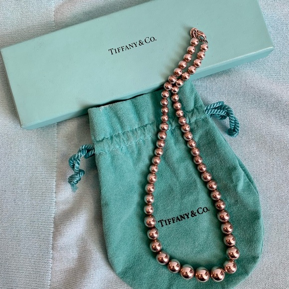 Tiffany & Co Graduated Ball Necklace